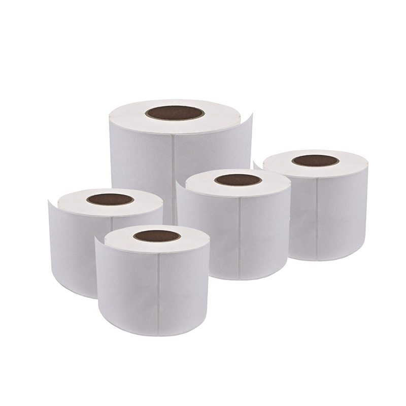 Thermal Blank White Self Adhesive Sticky Labels rolls 89X36mm 